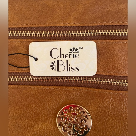 Cherie Bliss brown faux leather bag - Picture 5 of 9